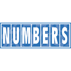 Logo Numbers Medio Día